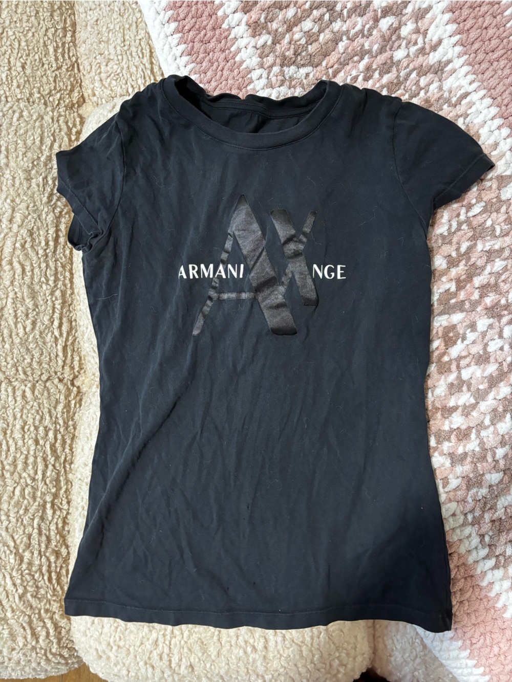 Armani Exchange Black Logo Tee